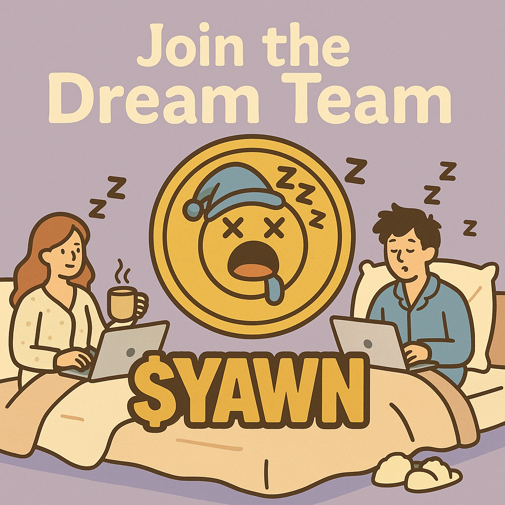 YAWN COIN Jobs Banner - Work Your Way to the Top